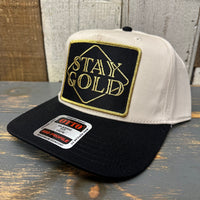 STAY GOLD Mid Profile Cap - Black/Natural