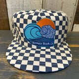 Hermosa Beach TUBULAR Checkerboard Field Trip™ Hat - Slate/White