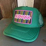 Hermosa Beach HERMOSA'84 High Crown Trucker Hat - Kelly Green