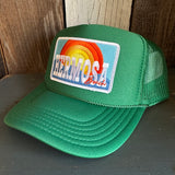 Hermosa Beach 72 & SUNNY High Crown Trucker Hat - Kelly Green