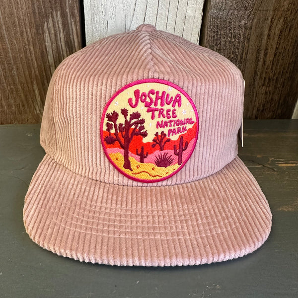 JOSHUA TREE NATIONAL PARK Vintage Corduroy Hat - Rose