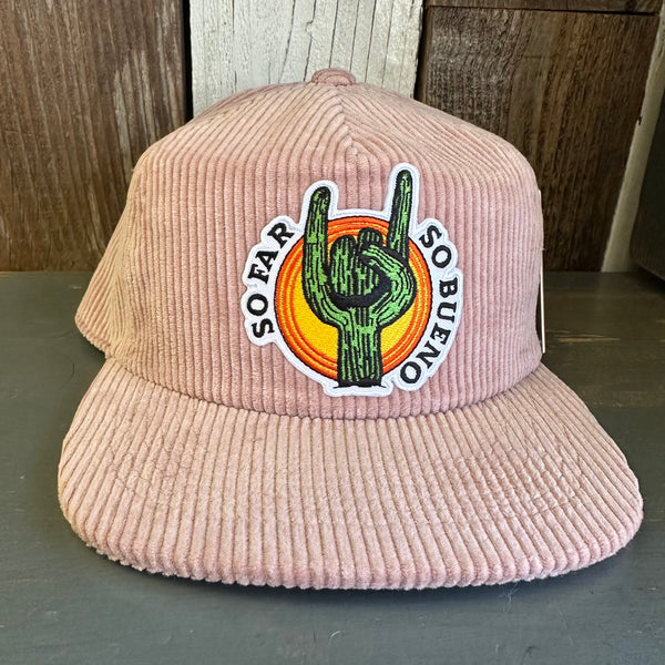 SO FAR :: SO BUENO Vintage Corduroy Hat - Rose