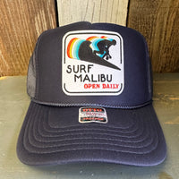 SURF MALIBU :: OPEN DAILY High Crown Trucker Hat - Navy