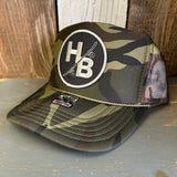 Hermosa Beach SKATEBOARDING WAS NEVER A CRIME Trucker Hat - Full Camouflage