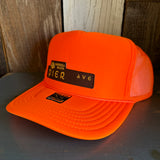 Hermosa Beach  PIER AVE Trucker Hat - Orange