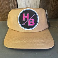 Hermosa Beach SO PITTED! :: HB SURFBOARD - 5 Panel Hat - Khaki