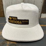 Hermosa Beach HERMOSA AVE Vintage Corduroy Hat - Beige / Off White