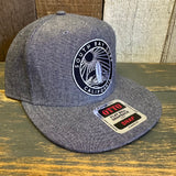 SOUTH BAY SURF (Navy Patch) 6 Panel Mid Profile Snapback Hat - Chambray Navy