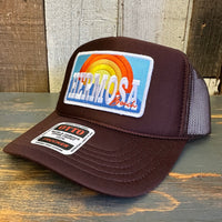 Hermosa Beach 72 & SUNNY High Crown Trucker Hat - Brown