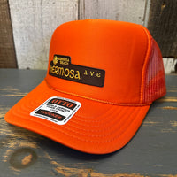 Hermosa Beach HERMOSA AVE Trucker Hat - Orange