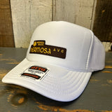 Hermosa Beach HERMOSA AVE High Crown Trucker Hat - White