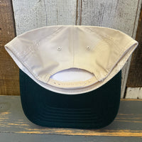 SOUTH BAY SURF (Multi Colored Patch) Mid Profile Baseball Cap - Dark Green/Natural