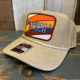 Hermosa Beach GOLF CARTS & YOGA PANTS Corduroy Baseball Cap - Khaki