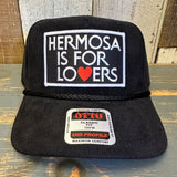 Hermosa Beach HERMOSA IS FOR LOVERS Corduroy Baseball Cap - Black