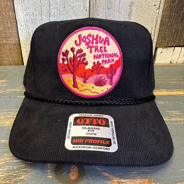 JOSHUA TREE NATIONAL PARK Corduroy Baseball Cap - Black