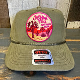 JOSHUA TREE NATIONAL PARK Corduroy Baseball Cap - Olive Green