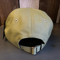 MAY THE FOREST BE WITH YOU 6 Panel Low Profile Dad Hat - Desert Green by Brist