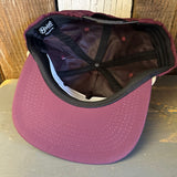 Hermosa Beach AS REAL AS THE STREETS - 5 Panel Nylon Hat - Eggplant