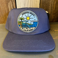Hermosa Beach SHOREFRONT - 5 Panel Hat - Dusty Blue