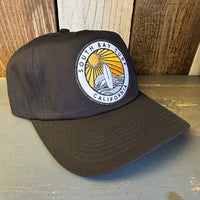 SOUTH BAY SURF (Multi Colored Patch) - 5 Panel Hat - Black