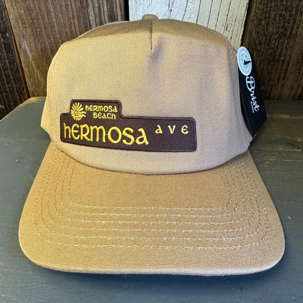 Hermosa Beach HERMOSA AVE - 5 Panel Hat - Khaki