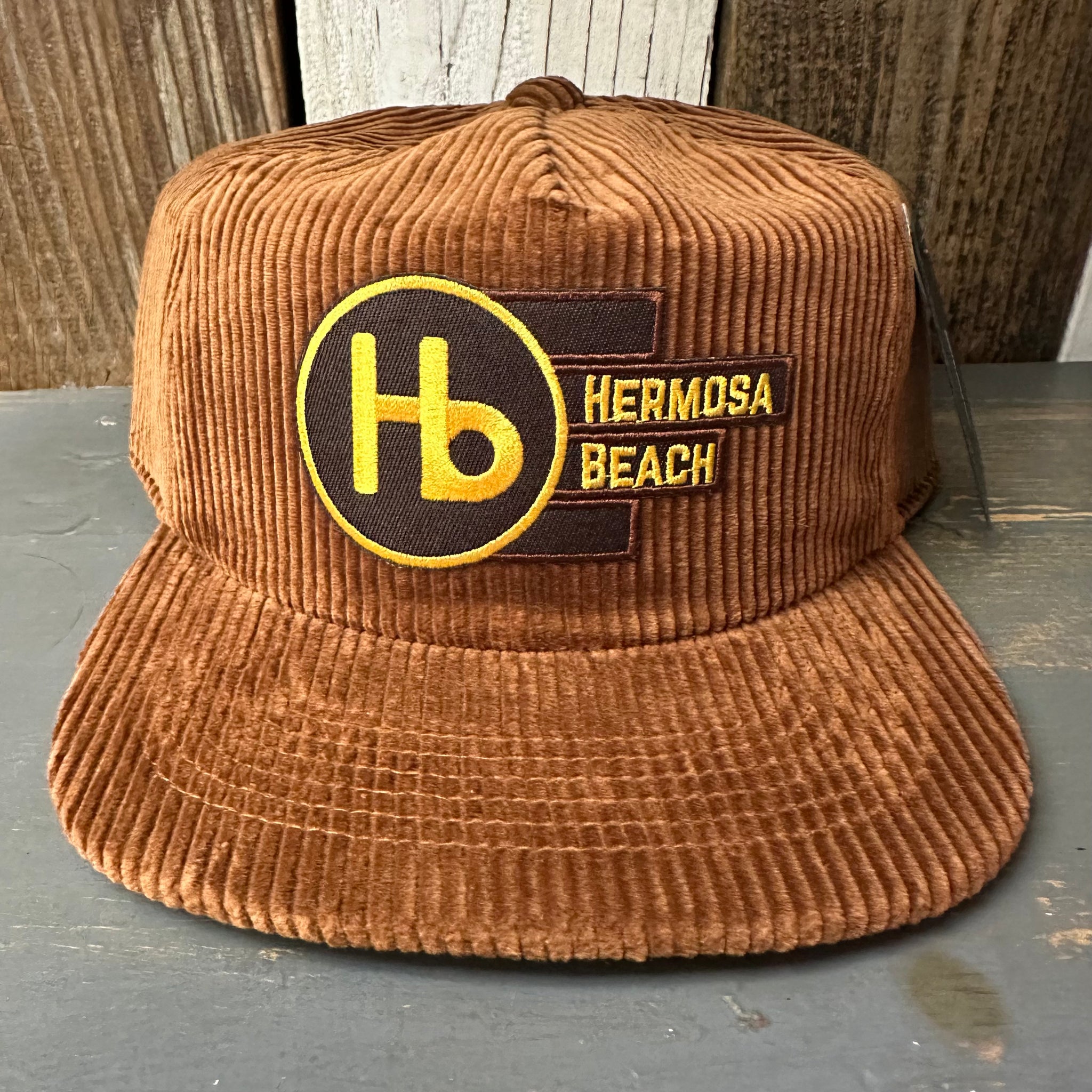 Hermosa Beach THE NEW STYLE Vintage Corduroy Hat - Coyote