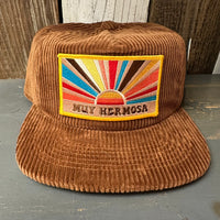 Hermosa Beach MUY HERMOSA Vintage Corduroy Hat - Coyote Brown