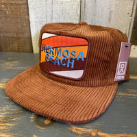 Hermosa Beach GOLF CARTS & YOGA PANTS Vintage Corduroy Hat - Coyote Brown