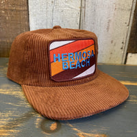 Hermosa Beach GOLF CARTS & YOGA PANTS Vintage Corduroy Hat - Coyote Brown