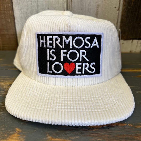 Hermosa Beach HERMOSA IS FOR LOVERS Vintage Corduroy Hat - Beige