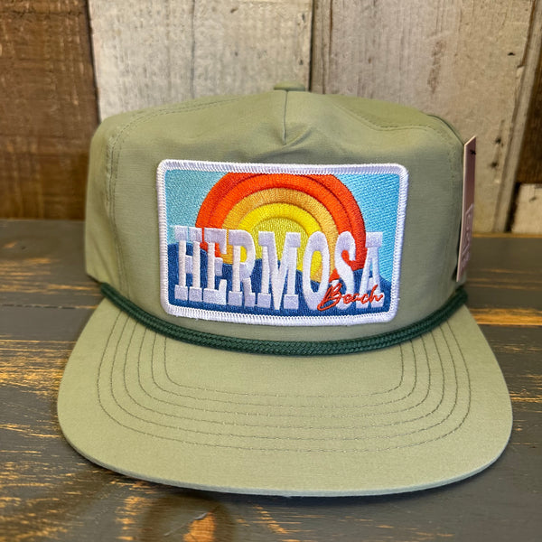 Hermosa Beach 72 & SUNNY Nylon/Cotton Blend Hat - Light Olive Green