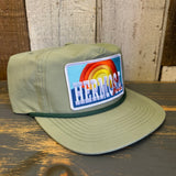 Hermosa Beach 72 & SUNNY Nylon/Cotton Blend Hat - Light Olive Green