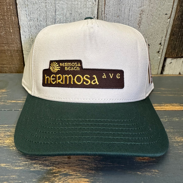 Hermosa Beach HERMOSA AVE 5 Panel Mid Profile Cap - Green/Natural
