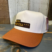 Hermosa Beach HERMOSA AVE 5 Panel Mid Profile Cap - Rust Brown/Natural