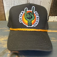 SO FAR SO BUENO 5 Panel Golf, Rope caps - Loden/Gold Braid Hat