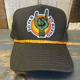 SO FAR SO BUENO 5 Panel Golf, Rope caps - Loden/Gold Braid Hat