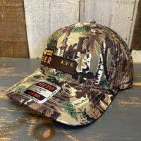 Hermosa Beach PIER AVE 6 Panel Low Profile Trucker Hat - Camo