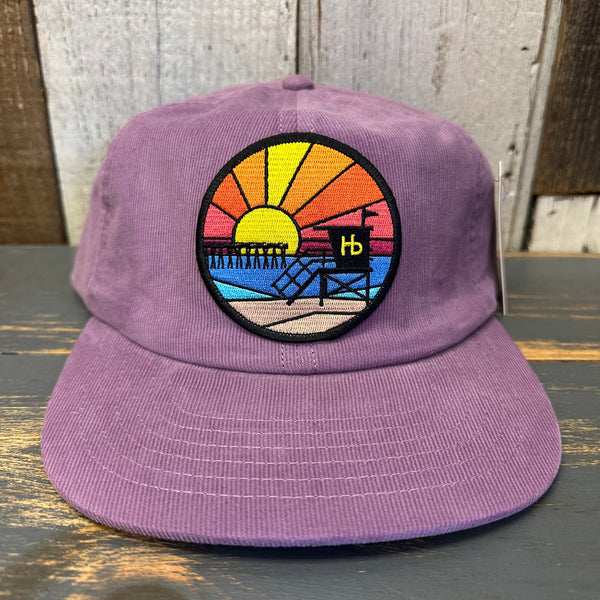 Hermosa Beach OBLIGATORY SUNSET 6 Panel Micro Cord - Dusty Purple