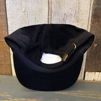 SOUTH BAY SURF (Navy Patch) 6 Panel Micro Cord - Black