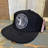 SOUTH BAY SURF (Navy Patch) 6 Panel Micro Cord - Black