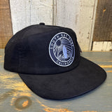 SOUTH BAY SURF (Navy Patch) 6 Panel Micro Cord - Black