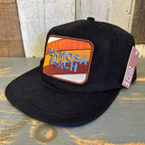 Hermosa Beach GOLF CARTS & YOGA PANTS 6 Panel Micro Cord - Black
