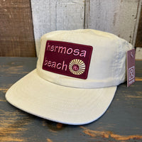 Hermosa Beach WELCOME SIGN 6 Panel Micro Cord - Butter Yellow