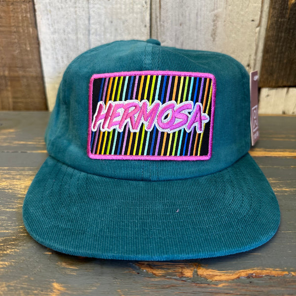 Hermosa Beach OBLIGATORY SUNSET 6 Panel Micro Cord - Deep Teal