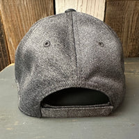 Hermosa Beach SURF HERMOSA :: OPEN DAILY - OTTO FLEX Low Profile Baseball Cap - Heather Black