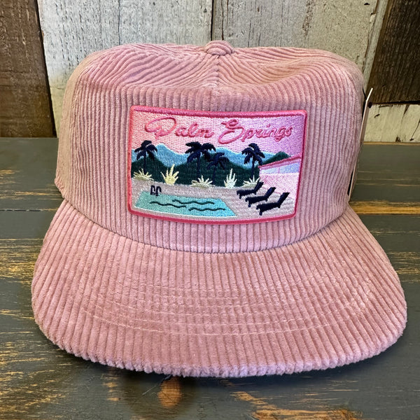 PALM SPRINGS Vintage Corduroy Hat - Rose
