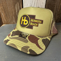 Hermosa Beach THE NEW STYLE Trucker Hat - CAMOUFLAGE Green/Light Loden/Green