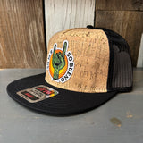 SO FAR :: SO BUENO Premium Cork Trucker Hat (Black)