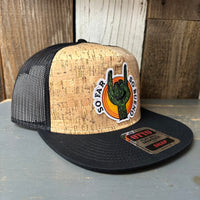 SO FAR :: SO BUENO Premium Cork Trucker Hat (Black)