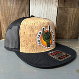 SO FAR :: SO BUENO Premium Cork Trucker Hat - (Black/Cork)